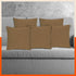 AKIRA Jute Cushion Covers For Home | Beige (Set of 5 - 16 x 16 Inches)